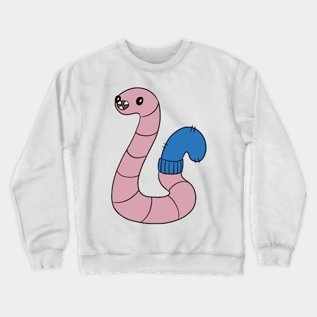 Cryptid Cutie Death Worm Crewneck Sweatshirt by Wayward Knight